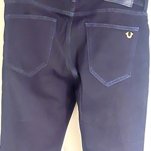 Iconic True Religion Jeans - Rocco Relaxed Skinny - Indigo Dark Wash - Stretch
